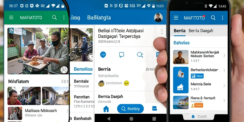 Tampilan antarmuka aplikasi MAFIATOTO yang menarik dan informatif.