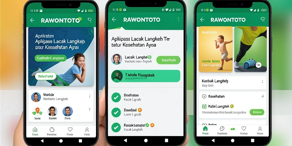 Tampilan antarmuka RAWONTOTO yang intuitif dan menarik.