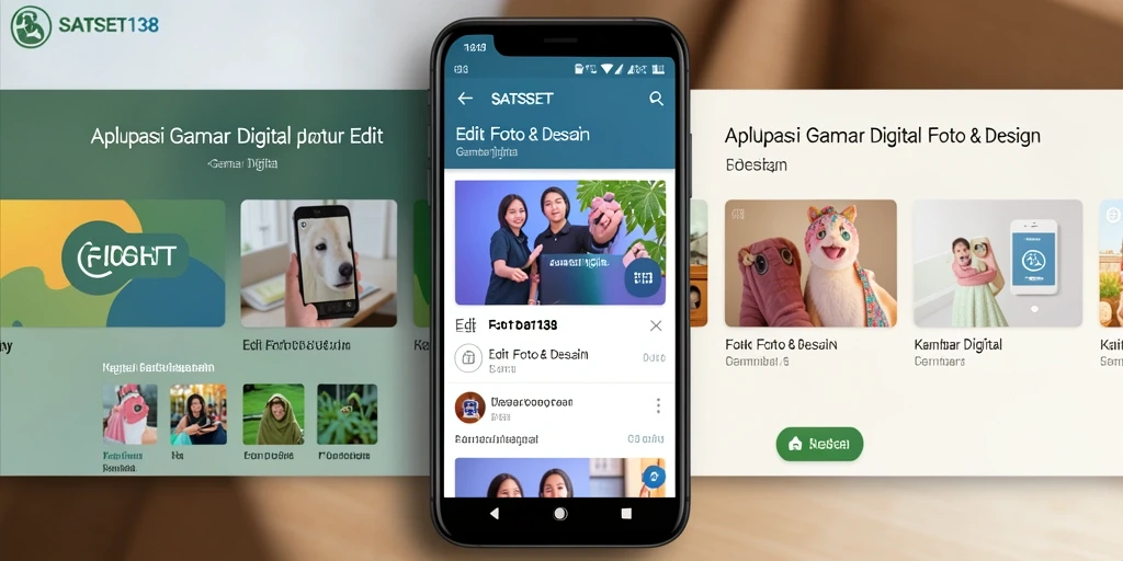 Tampilan antarmuka pengguna aplikasi Gambar Digital SATSET138 yang intuitif.
